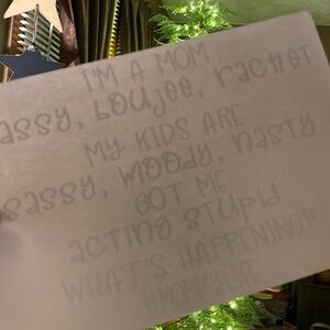 I’m a mom classy, boujee, rachet My kids are sassy, moody, nasty, got me….